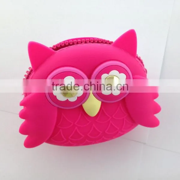 Cute Cartoon Silicone Coin Purse Storage Bags Wallet Bag for Women Kids Girls photo-4
