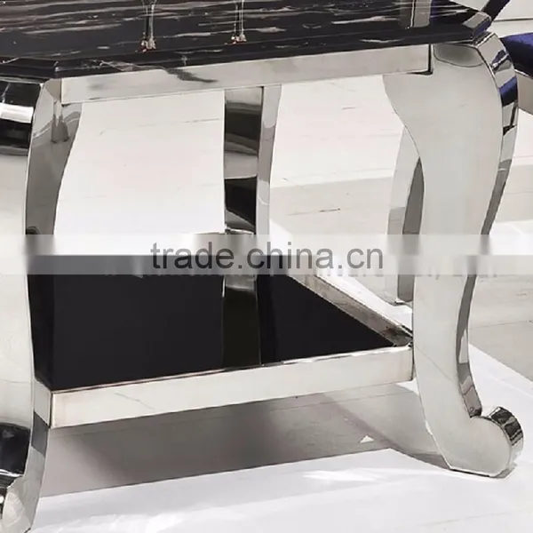Stone Top Stainless Steel Small TeaTable photo-4