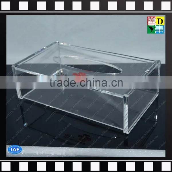 Table Decoration Household Personalized Acrylic Tissue Box Holders Napkin Box Covers photo-2