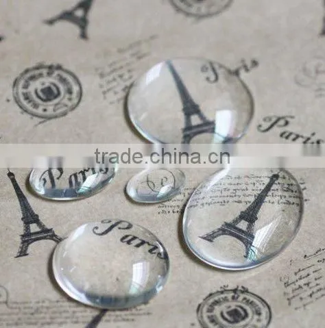 Made in China Clear Magnifying Glass Cabochon 12mm Round Glass Cabochon photo-3