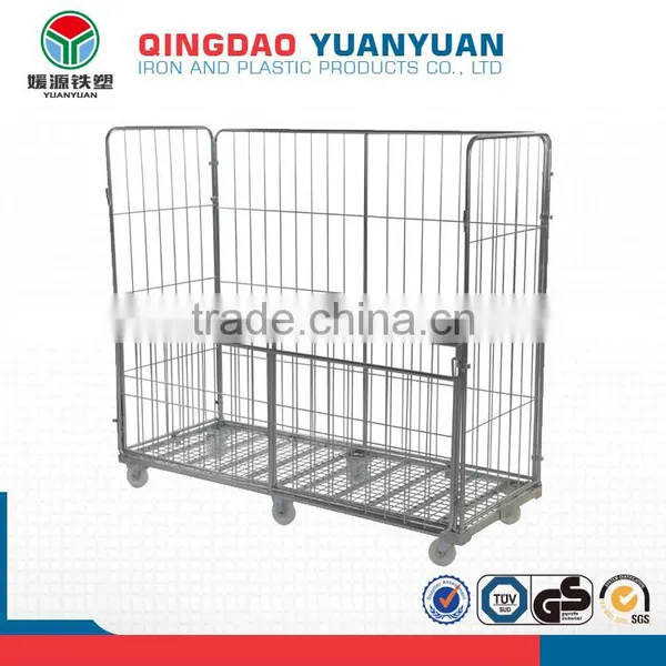Stacking Security Logistics Container Pallet Trolley Super Jumbo Demountable Roll Pallet Roll Cage photo-2