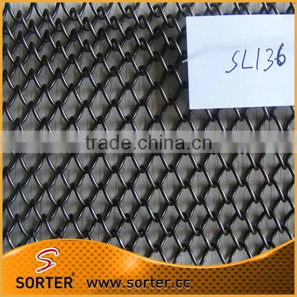 High Quality Honeycomb Decorative Metal Wire Mesh Drapery Window Curtain photo-6