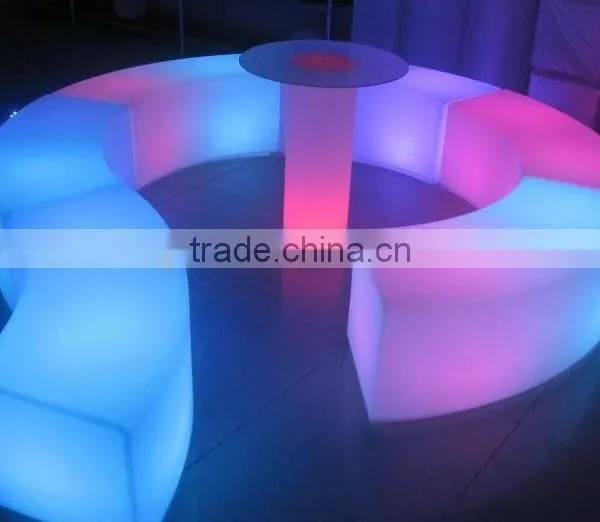 2016 Hot !outdoor Color Changing Led Plastic Benches / Popular Bench photo-3