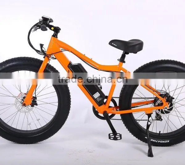 Newly 26 Inch Suspension 48V Fat Tire Electric Mountain Bike e Bicycle With Hidden Battery photo-3