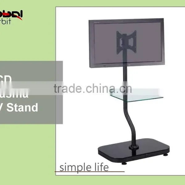 Living Room Furniture Design Monitor Bracket Swivel TV Cart With Wheels photo-5