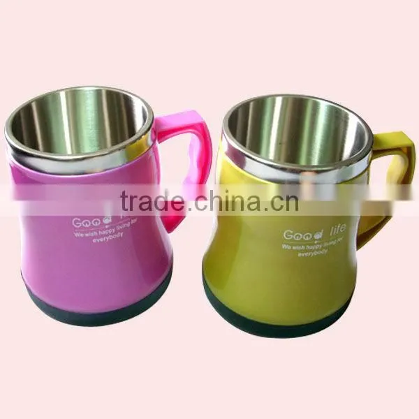 480ml Hot Sale Double Wall Stainless Steel Mug Holder photo-2