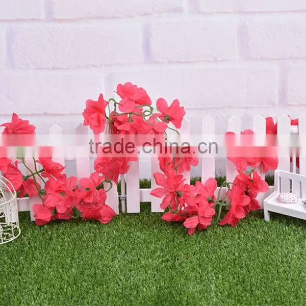 Artificial Hanging Vine Plant Silk Leaf Garland photo-2