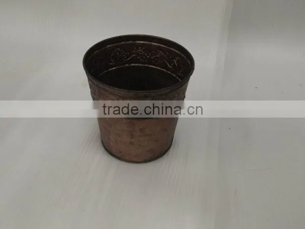 Metal Artifical Cheap Metal Flower Pot Holiday Discount US Qualified WZ15036-41 photo-2