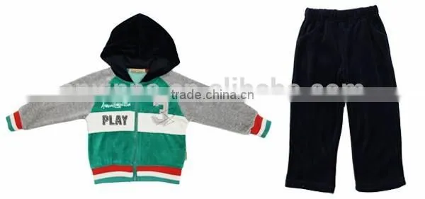 Customized Velvet Best Selling Kids Party Wear Dresses for Boys photo-3