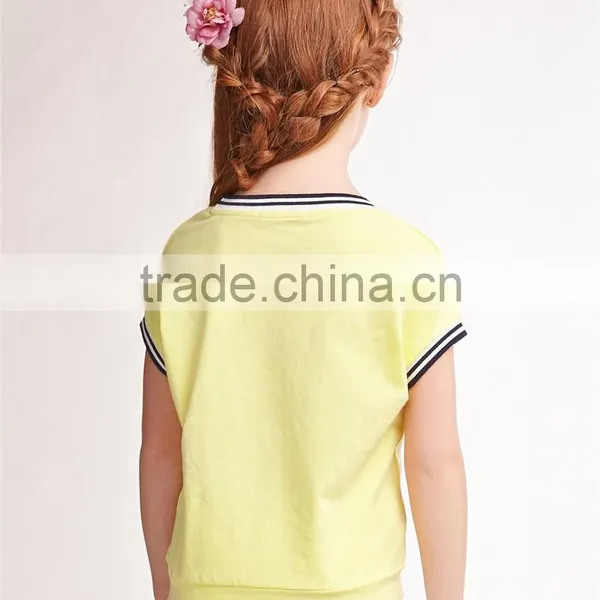 2016 Latest Cute Girl's O-neck t Shirt New Design Teenages t Shirt photo-3