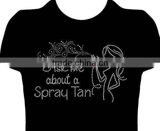 Spray Tanning Technician Rhinestone Decals photo-3