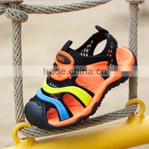 Zm40145b Fancy Wholesale Soft Sole Footwear Protective Sandals for Baby Kids photo-3