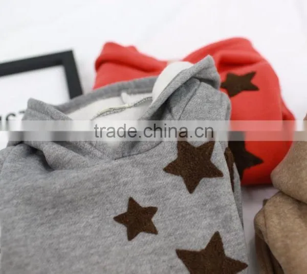 Children Girl and Boy Star Hoodies Coat Korean Girl Winter Coat photo-4
