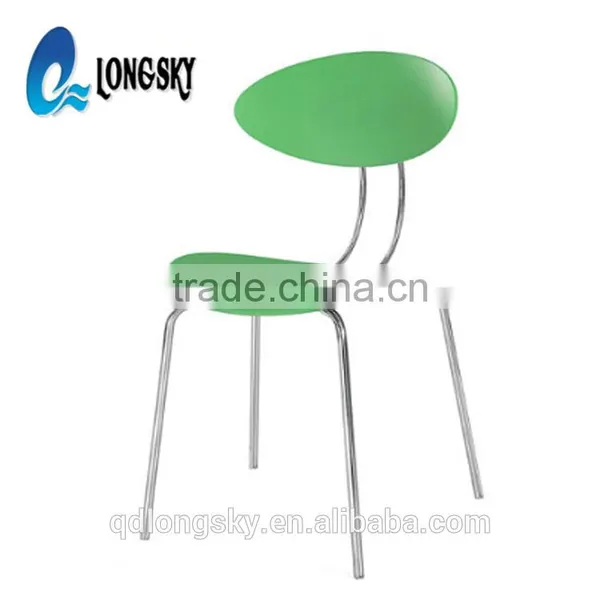 LS-4023 High Quatlity Elegant Modern Designer Plastic Dining Chair Stackable pp Chair Price photo-4