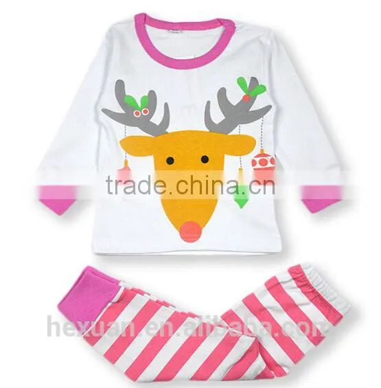 100% Cotton Chrismas Clothing Set,baby Kids Child Pyjamas Pijama / Kids Pajamas / Kids Sleepwear photo-2