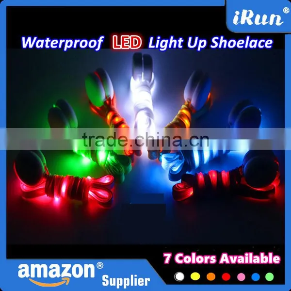 Flat Athletic Colorful Red LED Flashing Shoelaces Promotional Customized Colorful LED Shoelace - Wholesale Boot LED Laces photo-4
