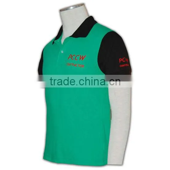 School Uniform Factory Girls' Short Sleeve Men Polo T-shirt 100% Cotton photo-2