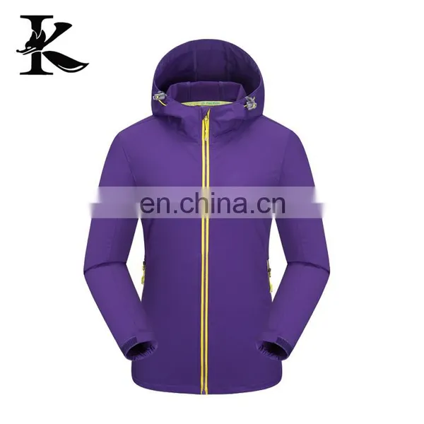 Hot Sale Economic Plain Waterproof Windbreaker Jacket photo-2