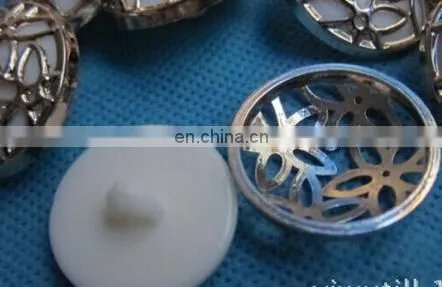 ELECTROPLATED WOMEN CLOTHES BUTTONS TWO SORTS OF BUTTON FASHION NET FLOWER BUTTON photo-6