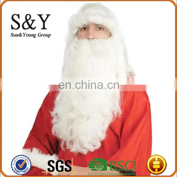 Christmas Mustache Activity Cosplay Santa Custom Wig With Beard