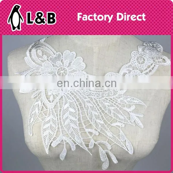 Fashion Polyester Chemical Lace Embroidery White Neck Lace Collar photo-5