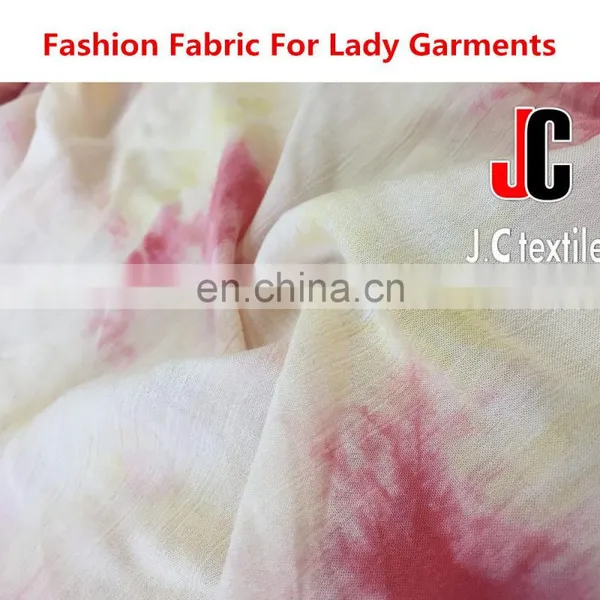 100% Rayon Yoryu Fabric Tye Dye Rayon Challis Fabric photo-3