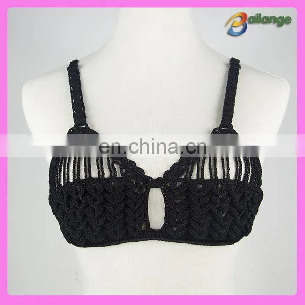Unique Design Spring Black Color Hot Sexy Fashion Swimwear Bikini Model photo-4