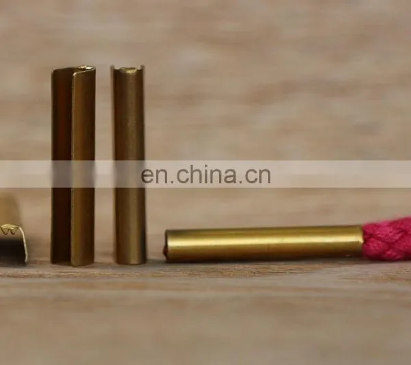 Metal Crimp for Belt/ Metal Cord End for Shoelace/ Metal Shoelace Tips for Belt photo-4