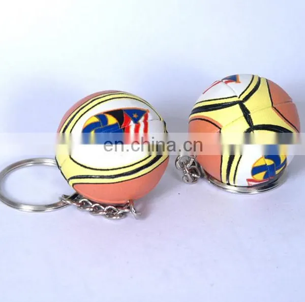 Customized Football Basketball Baseball Softball Charms Key Chain Cheap Football Keychains Gifts Football Fan's Gifts photo-6