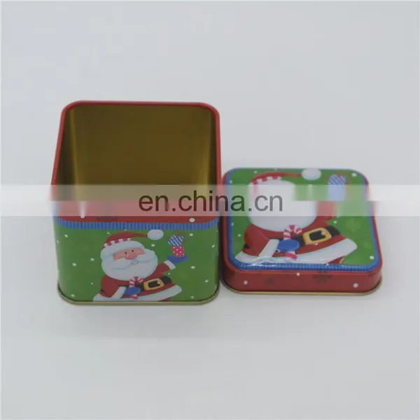 Christmas Festival Small Gift Candy Storage Metal Tin Cans Factory photo-5