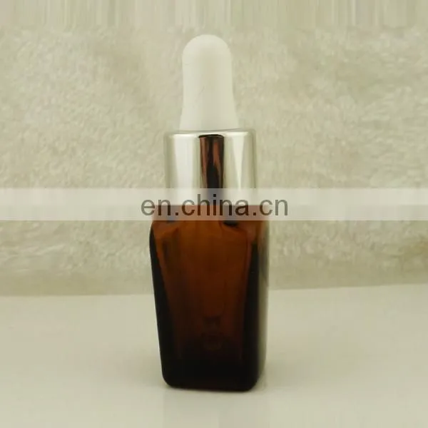 30ml Square Essential Oil Bottle Amber With Glass Dropper photo-3