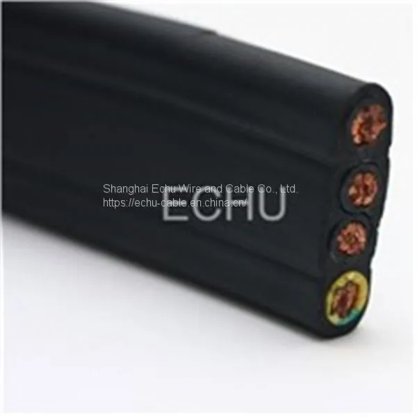 Factory Produce Flexible Rubber Flat Crane Cable photo-5