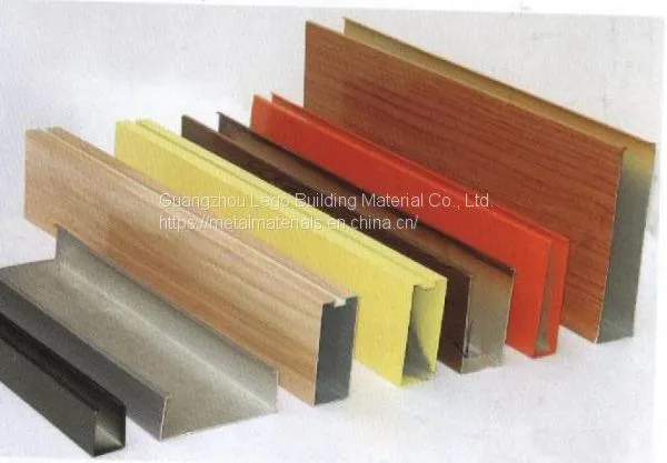 Teahouse Wholesaler Manufacturer Supply U-shaped Aluminum Square Pass photo-3