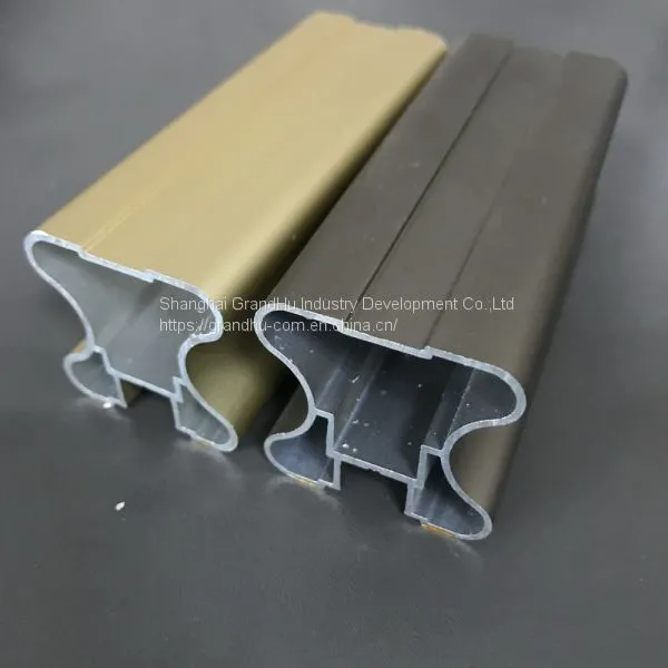 Wardrobe Sliding Door Track Profile Aluminium Graphite photo-4