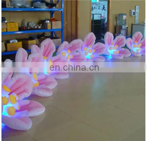 Colorful LED Inflatable Flower ,Inflatable Flower Chain,Inflatable Flower Rope For Wedding And Party Event photo-4