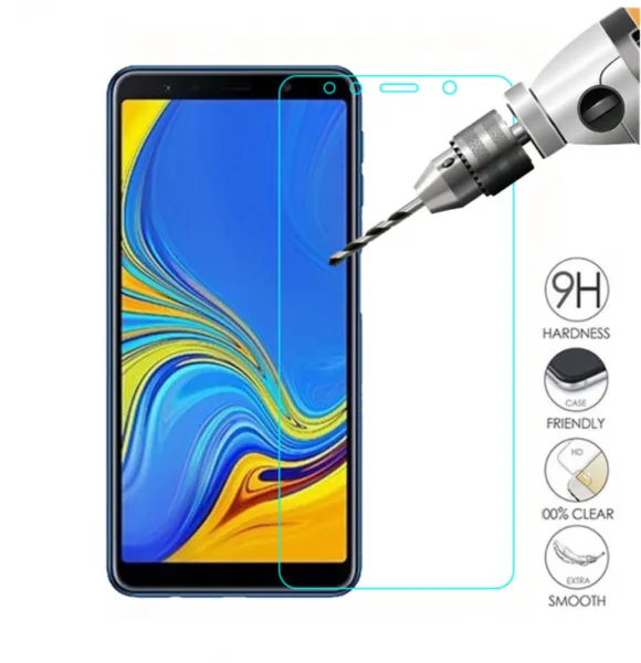 Tempered Glass For Samsung Galaxy A7 2018 Screen Protector Protective Glass on Samsung A7 2018 Glass photo-4