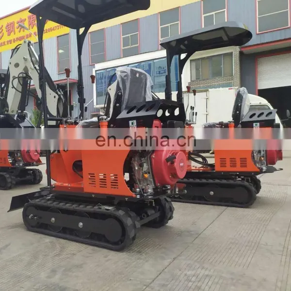 Mini Excavator 0.8 Ton Crawler Crusher Bucket Excavator photo-2
