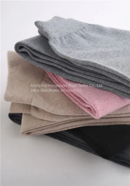 Multiple Colors Autumn Kids Wool Cashmere Knit Pure Long Cashmere Pants photo-2