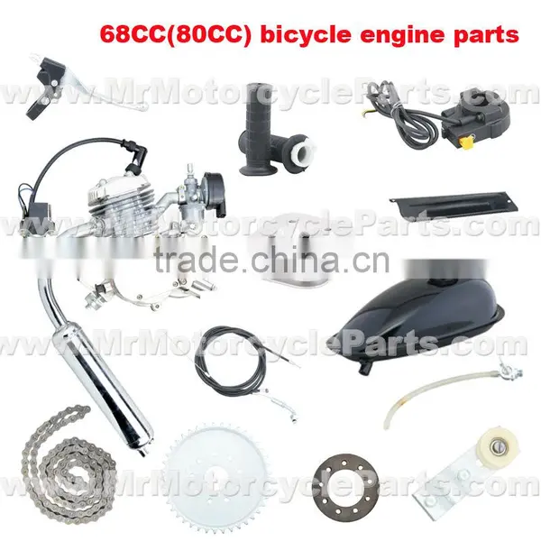 68CC with 45 degree spark position 2 stroke bicycle engine