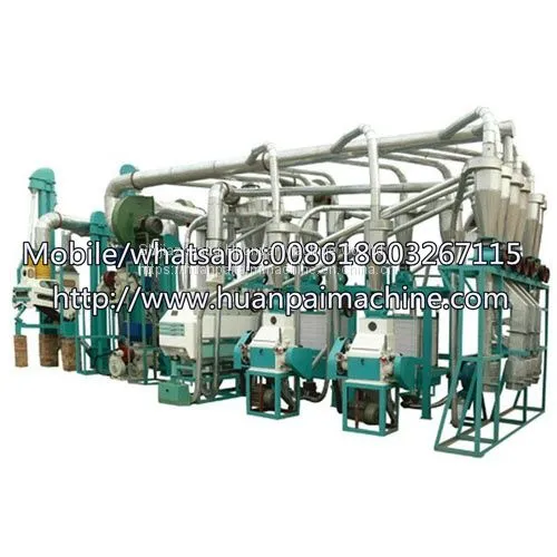 Maize Flour Mill Machine 50T 100T Corn Grain Milling Plant Price in Zambia Kenya photo-3