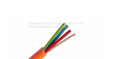 6mm Orange Circular Cable 4 Core+ Earth 0.6-1kv photo-2