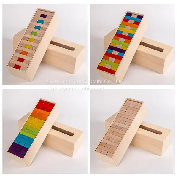 Wooden Janga Tumbling Timber Tower Blocks Giant Janga Gifts Custom Janga Classic Game photo-4