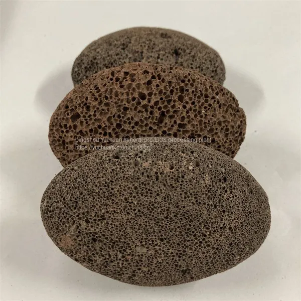 Volcanic Grindstone Tool Rope Wrapped Oval Double-sided Volcanic Grindstone photo-2
