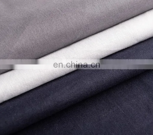 Free Sample Soft Hand Feel Cotton With Linen Fabric With Factory Price photo-3