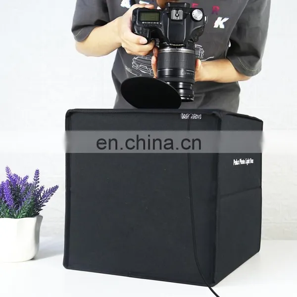 Dropshipping Box Photo Stock Status Dimmable 30cm Mini Photo Studio With Black and White Backgrounds photo-4