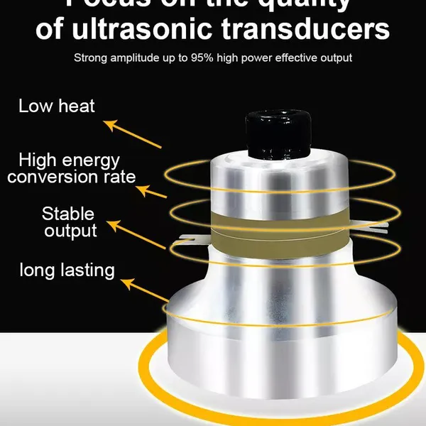 FanYingSonic Ultrasonic Transducer 28KHz/40KHz 50W Changeable Frequency Vibrating Part For Ultrasound Cleaner Washing Machine photo-3