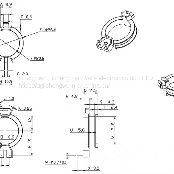 PQ3415 Transformer Bobbins, PQ3415 Inverter Bobbins, PQ3415 Photovoltaic Energy Storage Supporting Materials. PM9630 Material, High Temperature Resistant. photo-2