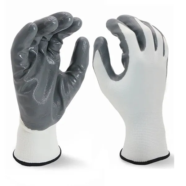 Best 13G Polyester Liner Nitrile Palm Coated Safety Gloves for Working photo-3