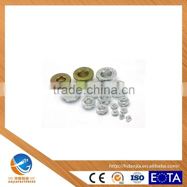 Cheapest Din 985 Nylon Insert Lock Nuts/insert Flange Nuts From Handan Aojia photo-4