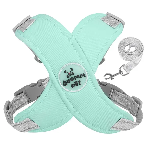 Premium Reflective Dog Harness Leash Heavy Duty Nylon Pet Rope Lead With Comfortable Handle & Anti-Tangle Swivel Clip for Dogs photo-4